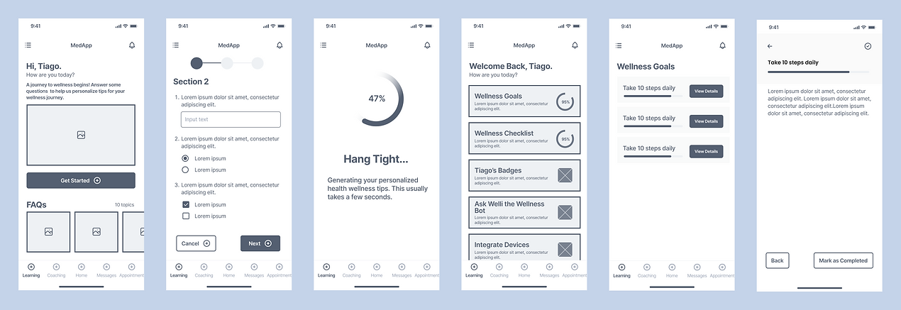 Culture Care Collective mockups